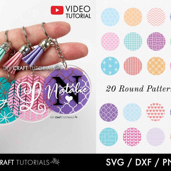 Round Pattern svg, Circle Patterns Svg, Keychain svg, keyring patterns svg, keychain patterns svg, circle keychains, key fob svg, circle svg