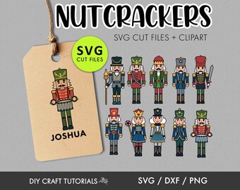 Pacchetto SVG Schiaccianoci di Natale: Clipart delle feste