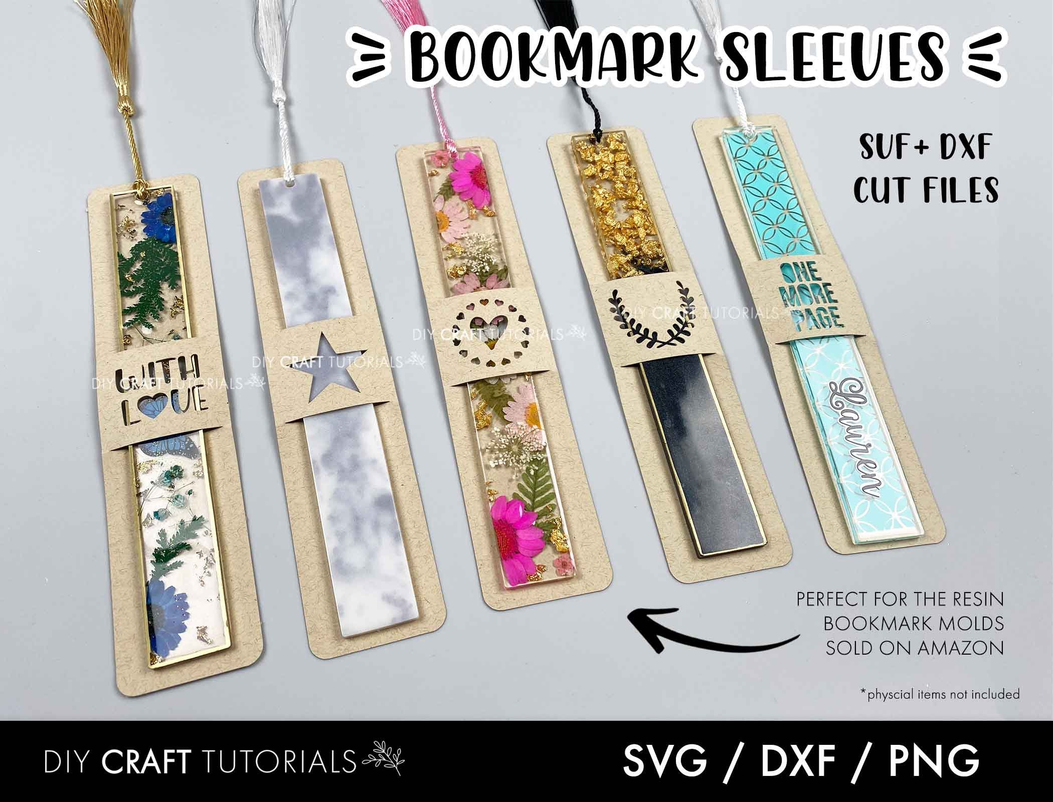 Bookmark Display Card svg Bookmark Sleeve svg Bookmark Etsy