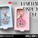 Keychain Box SVG, Keychain Display Card Svg, Keyring Display Card Template, Keychain Packaging, keychain svg, Packaging svg, gift box svg