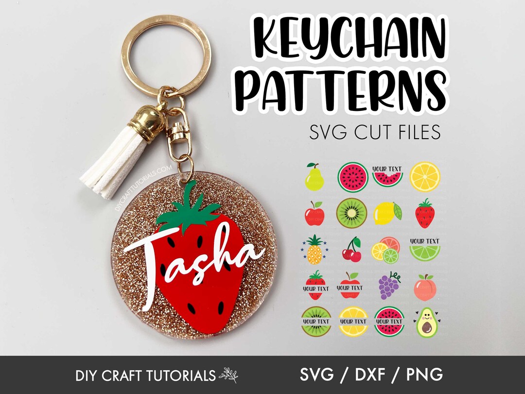 Double Keychain Display Card SVG, Keychain Packaging, Keychain Svg,  Packaging Svg, Svg Cut File, Svg for Cricut, Svg Bundle, Keychain Holder 