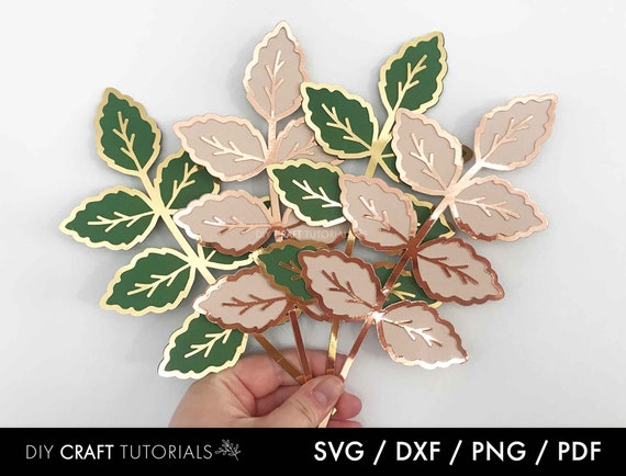 Download Free Layered Leaf Svg Dxf Png Pdf Skeleton Leaf Svg Leaf Etsy SVG Cut Files