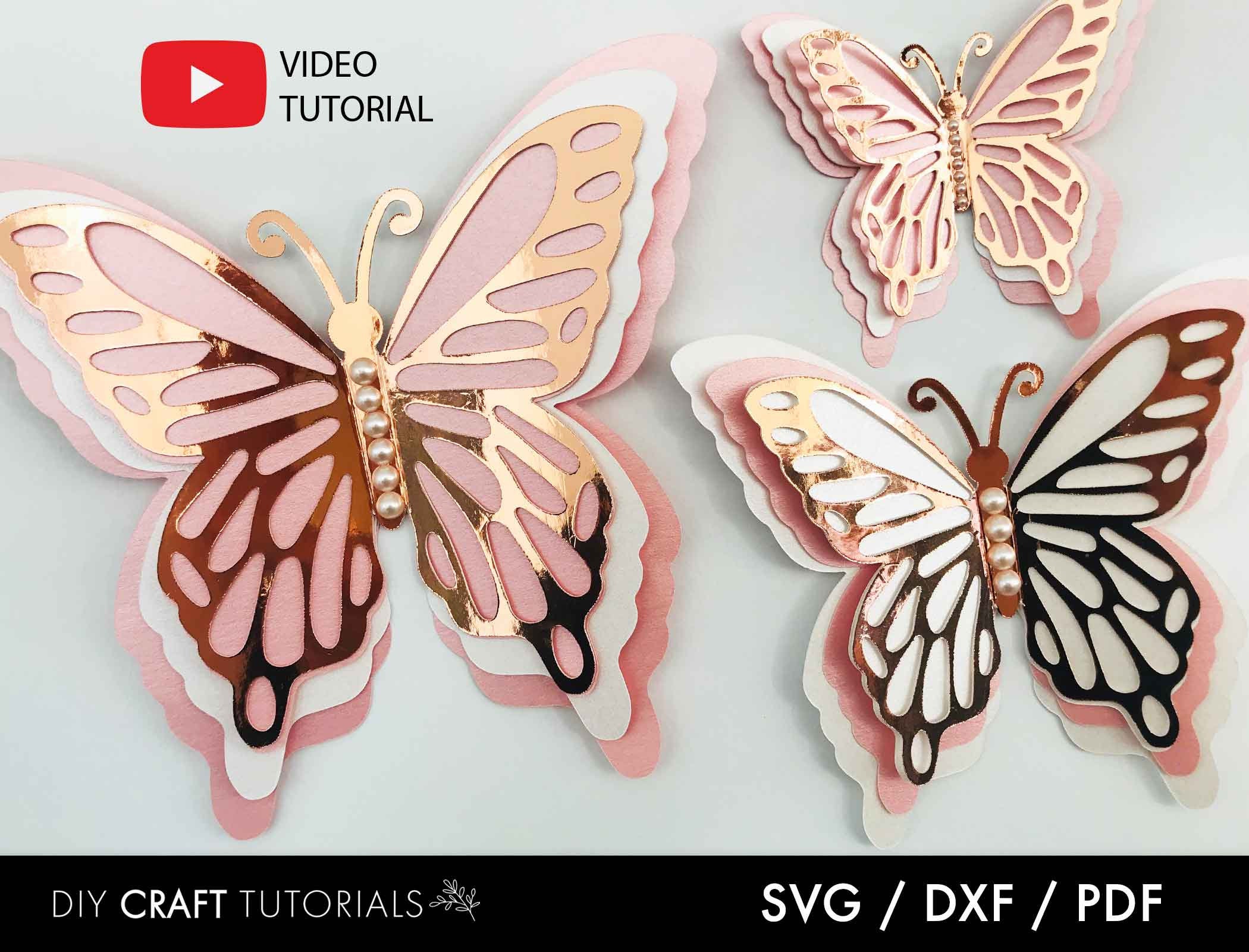 butterfly svg 3d butterfly svg butterfly template etsy new zealand