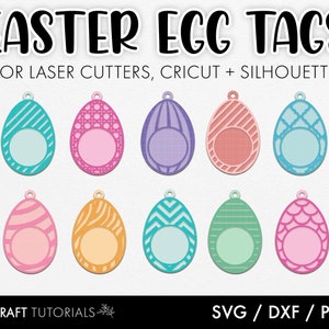 Easter basket tag svg, Easter Tag svg, Easter name tags, Easter svg, bunny svg, happy easter svg, Cricut svg, Gift Tags SVG, laser cut svg