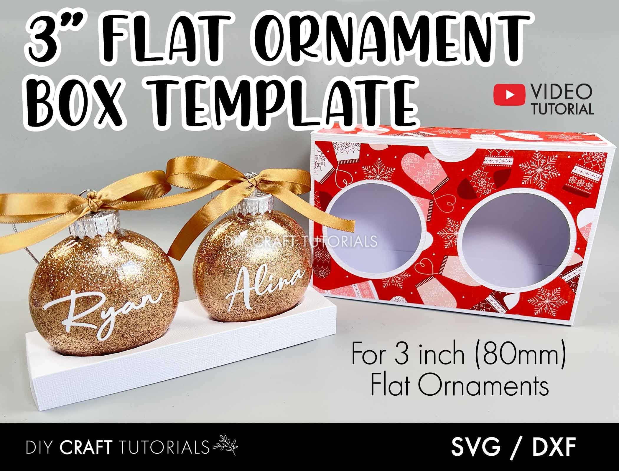 Ornament Box SVG Bundle 6 Sizes Ornament Box SVG Double - Etsy