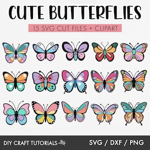 Butterfly svg, Cute Butterfly SVG, Layered Butterfly svg, Butterfly template, Butterfly wall decor, butterfly outline, butterflies svg