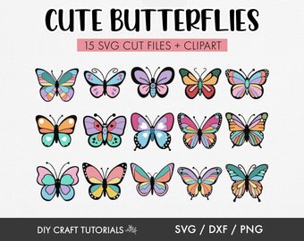 Butterfly svg, Cute Butterfly SVG, Layered Butterfly svg, Butterfly template, Butterfly wall decor, butterfly outline, butterflies svg