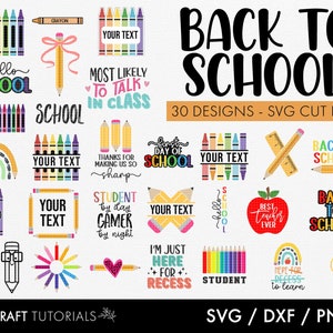 Back to School svg, teacher svg, pencil svg, first day of school, crayon svg, Teacher shirt Svg, school svg, svg files for cricut