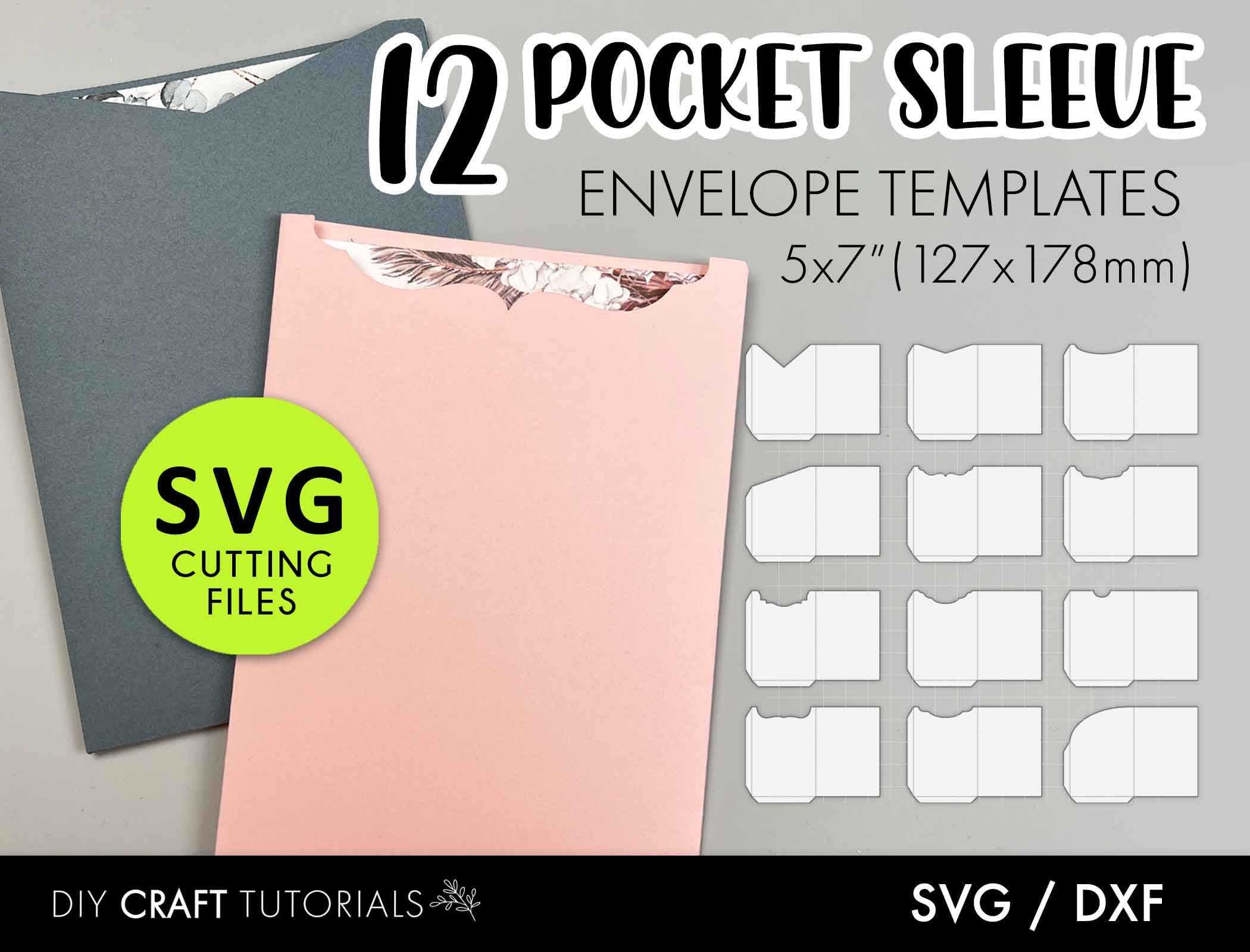 Invitation Size Guide  5x7 PocketFrame - Cards & Pockets