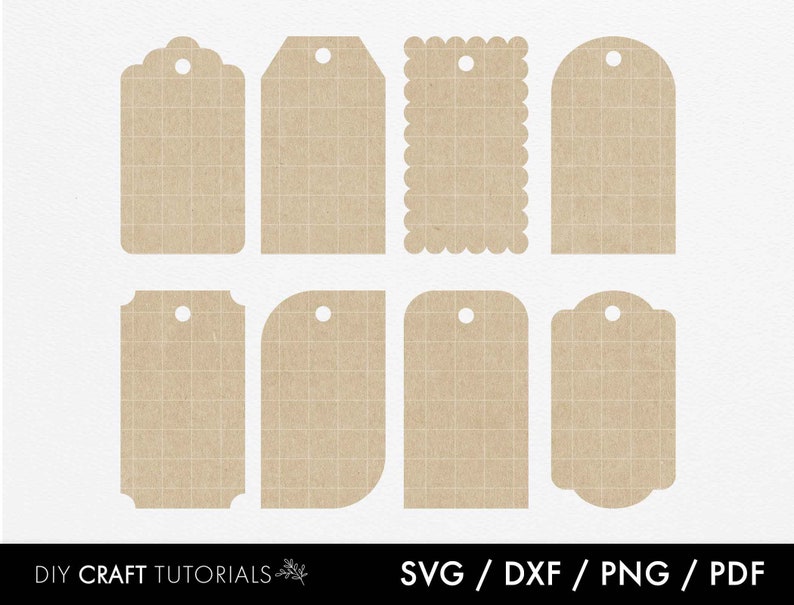 Gift Tag SVG Cricut Cut Files Silhouette Cut Files Gift Tag Template