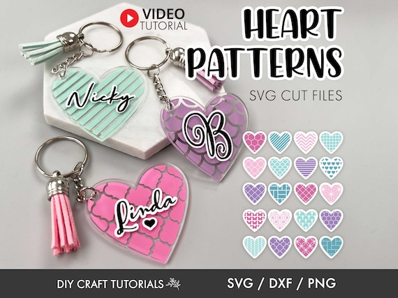 Love Victoria's Secret Heart Plastic Keychain Clip Tag