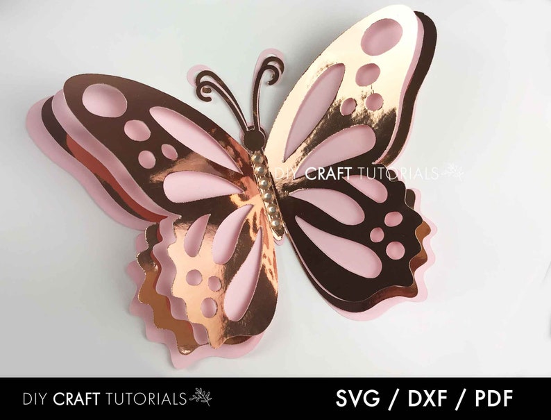 Download Clip Art Commercial Use Pdf Dxf Butterfly Svg Wall Art 3d Butterfly Svg Butterfly Wall Decor Printable Butterflies But 05 Butterfly Template Art Collectibles