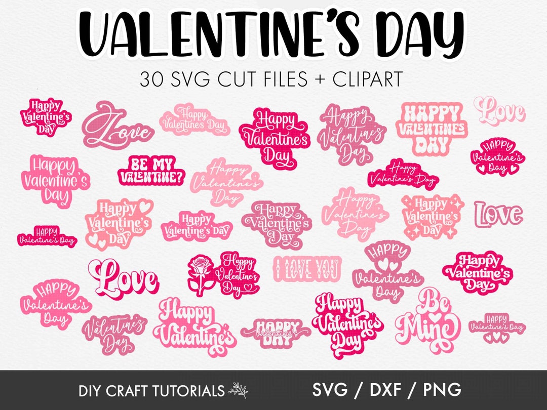 Valentine's Day SVG Bundle - Etsy