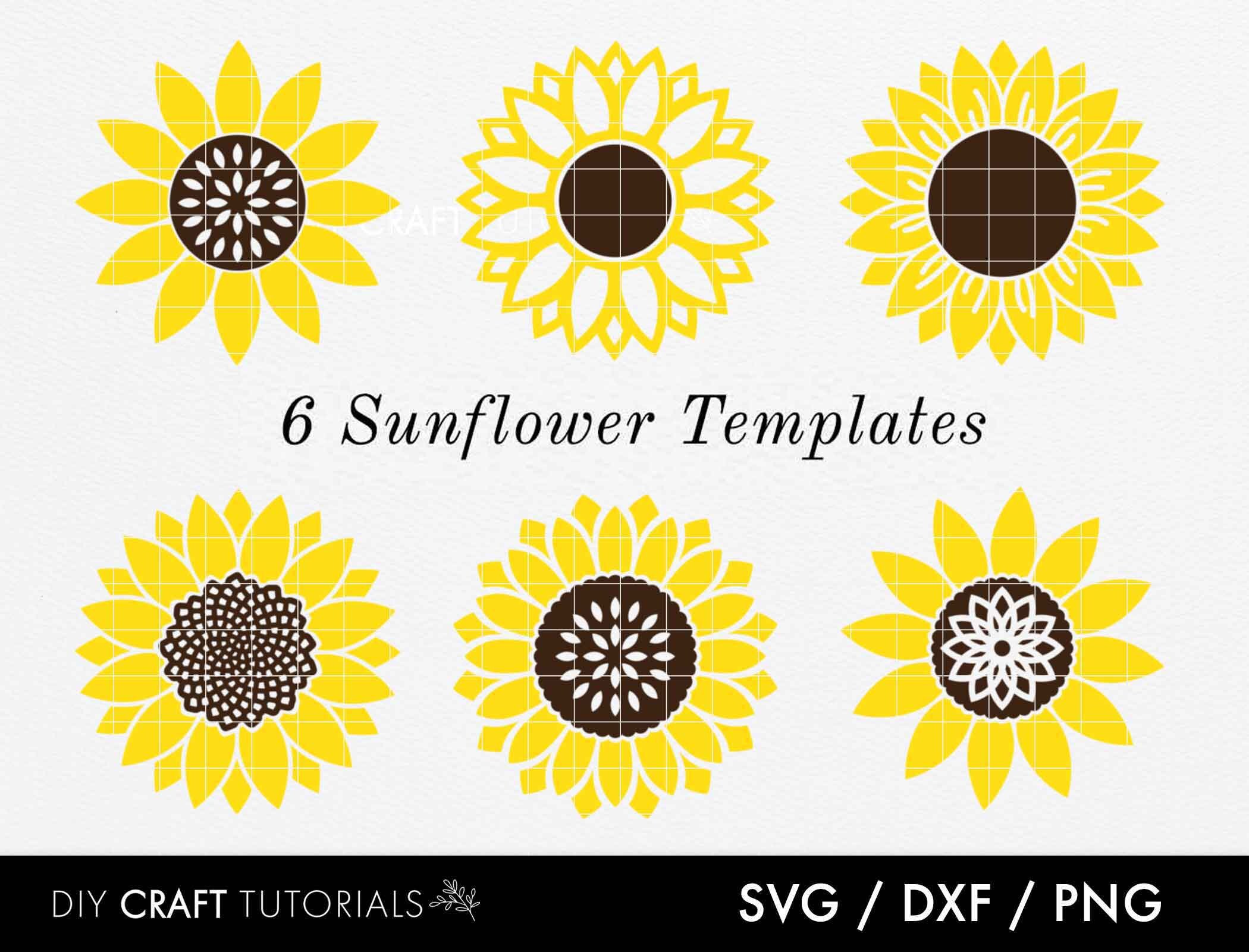Sunflower SVG Bundle Sunflower SVG Flower Svg Sunflower - Etsy