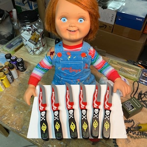 Child’s Play Voodoo Knife Cold Cast Aluminum Screen Accurate NEW!! Made To Order