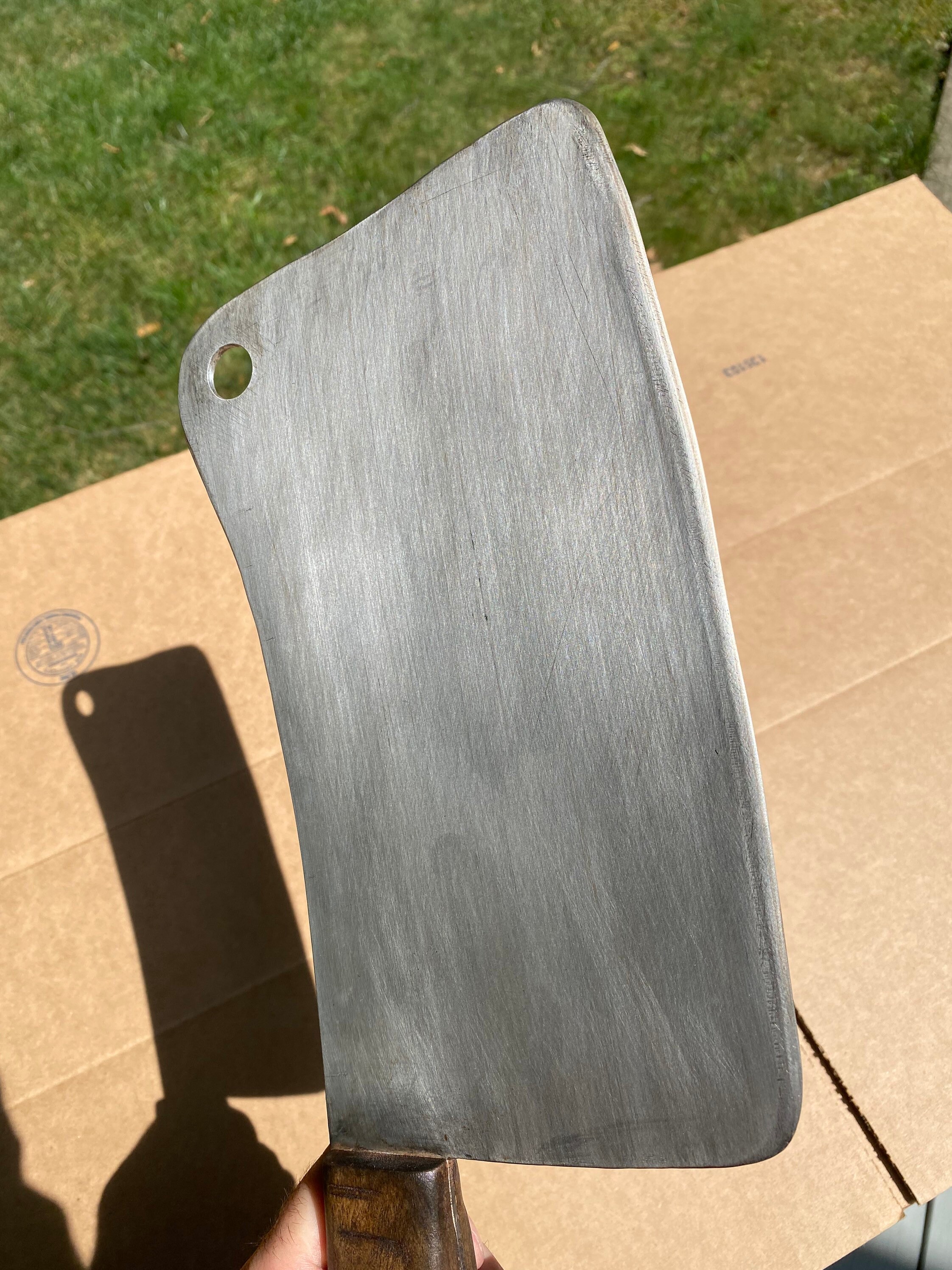 16 Inch Realistic Meat Cleaver Prop Replica Real Wood and Etsy