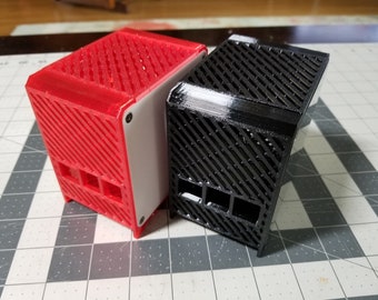 3D Printed and Laser Cut Mini Desktop Case for Raspberry Pi 5 and Ice Tower and NVME Board