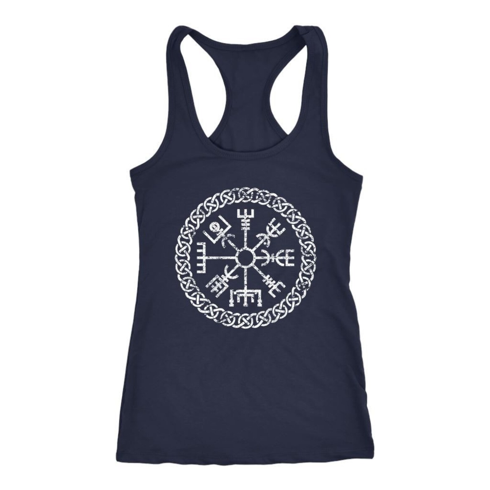 Vegvisir Norse Viking Knotwork Tank Top Viking Pagan | Etsy