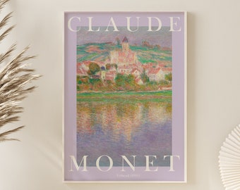 Monet Poster, Claude Monet Print, Monet Wall Art, Monet Picture, Modern Monet Print, Vintage Monet Art, Monet Vetheuil