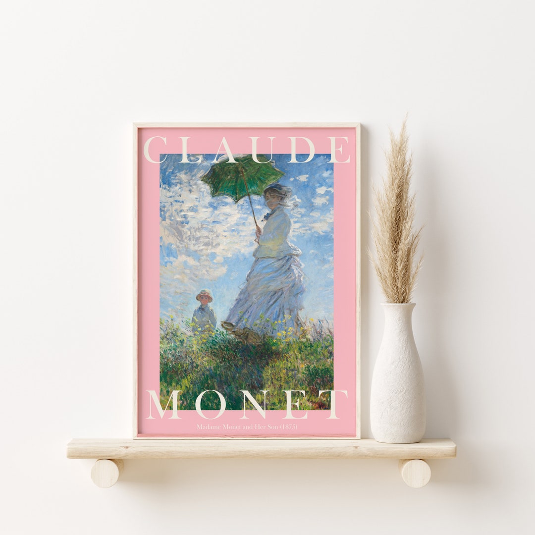Poster, Claude Print, Wall Art, Picture, Modern