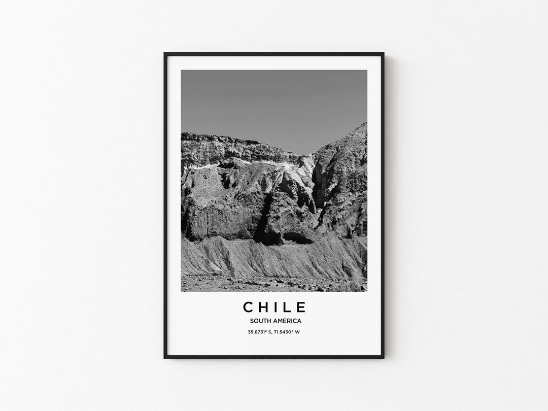Chile Art, Chile Print, Chile Poster, Chile Art, Chile Photo, Chile Map, Chile Painting, Chile ...