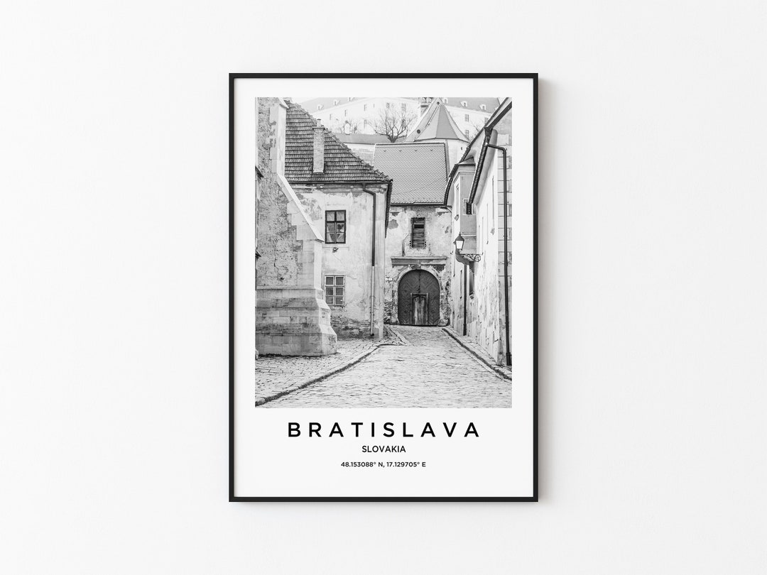 Bratislava Travel Poster, Bratislava Print, Bratislava Photo Print