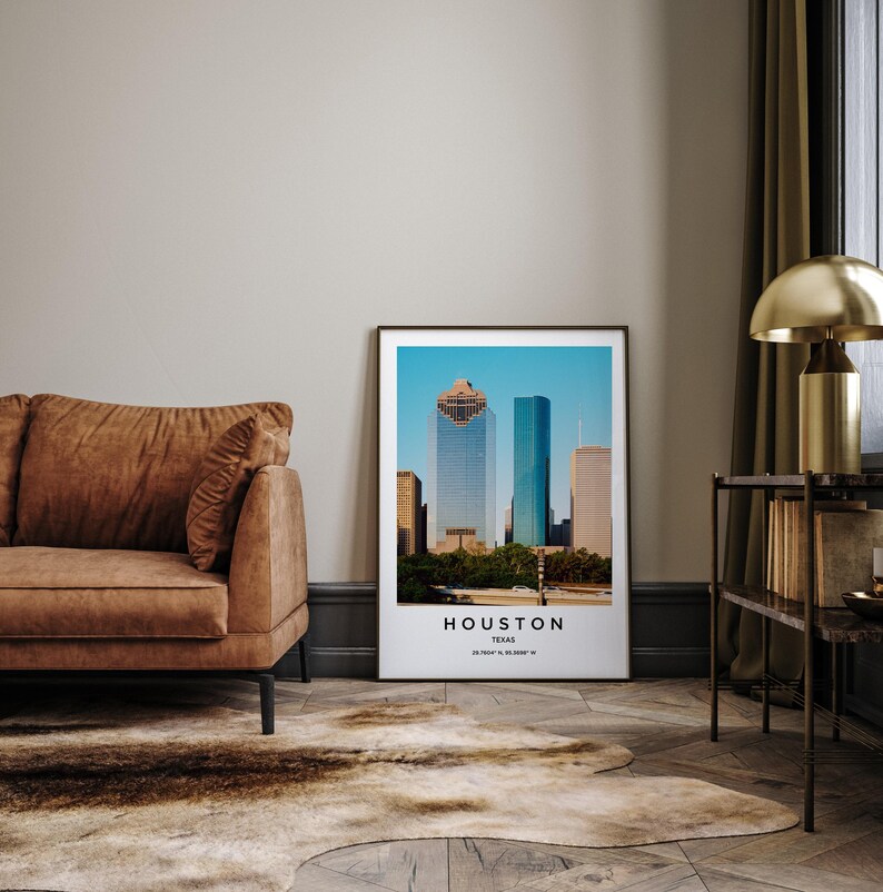 Houston Art, Houston Print, Houston Poster, Houston Art, Houston Photo