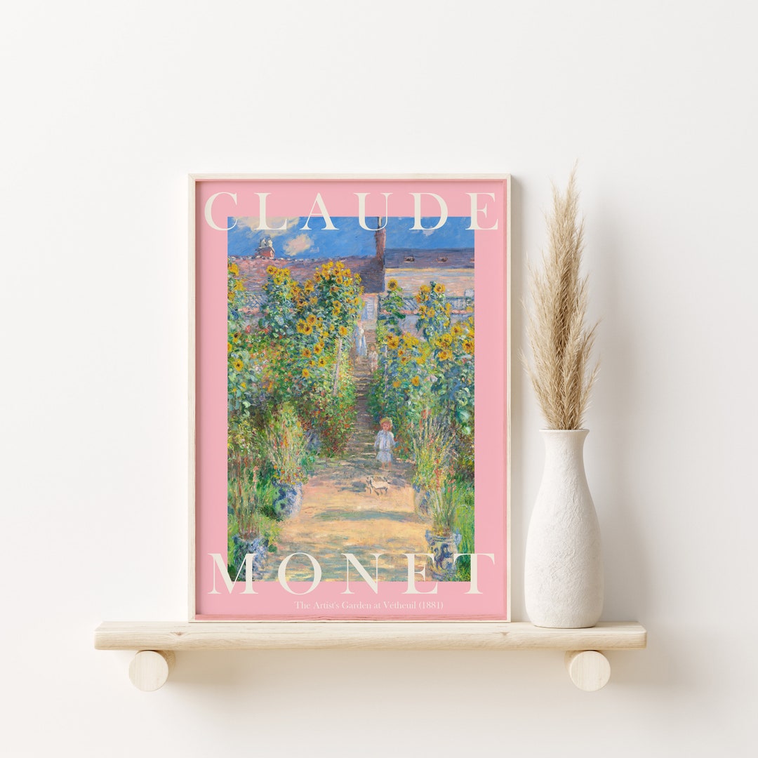 Poster, Claude Print, Wall Art, Picture, Modern