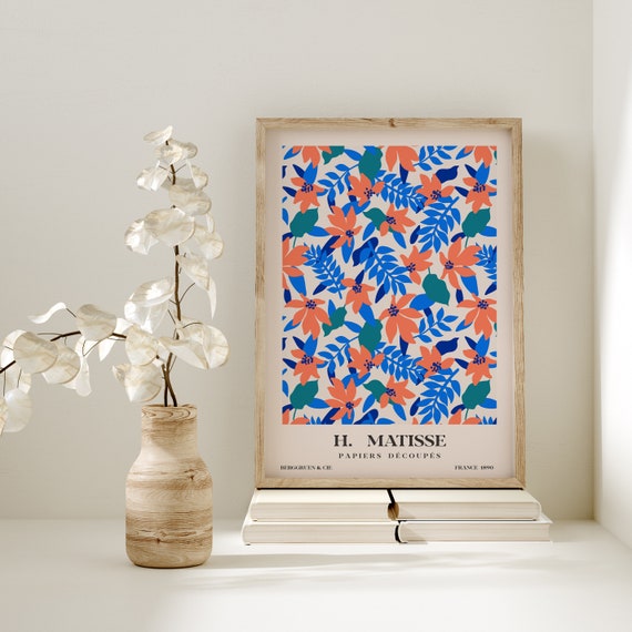 Floral art by Matisse Poster