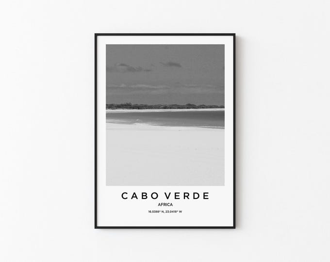 Cabo Verde Kunst, Cabo Verde Druck, Cabo Verde Poster, Cabo Verde Kunst