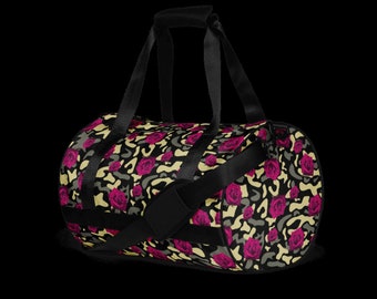 Petals and Camo Gym Bag