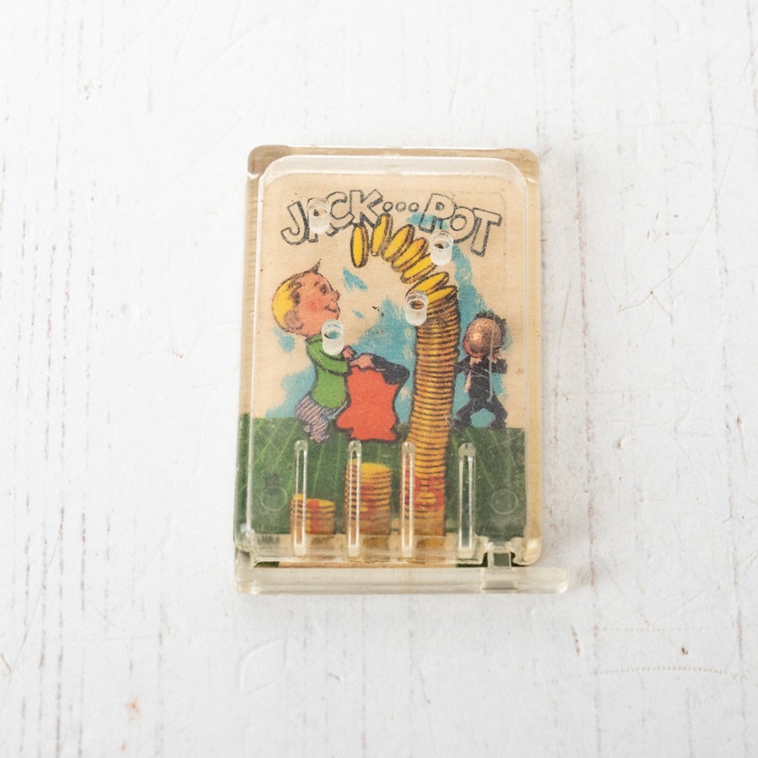 Cracker Jack Prize Jack Pot Pin Ball Game 1970s Etsy