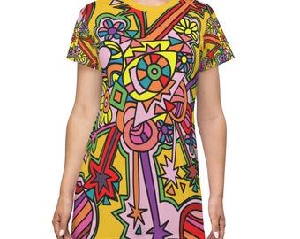 funky t shirt dress