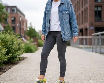 Yellow Pop Art Women's Running Shoes: Funky Style Sports Shoes
