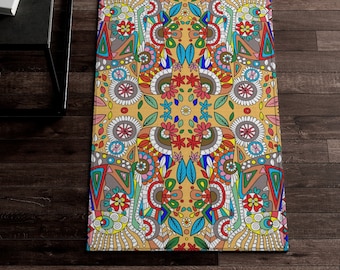Colorful Abstract Rug: Funky Dorm Decor