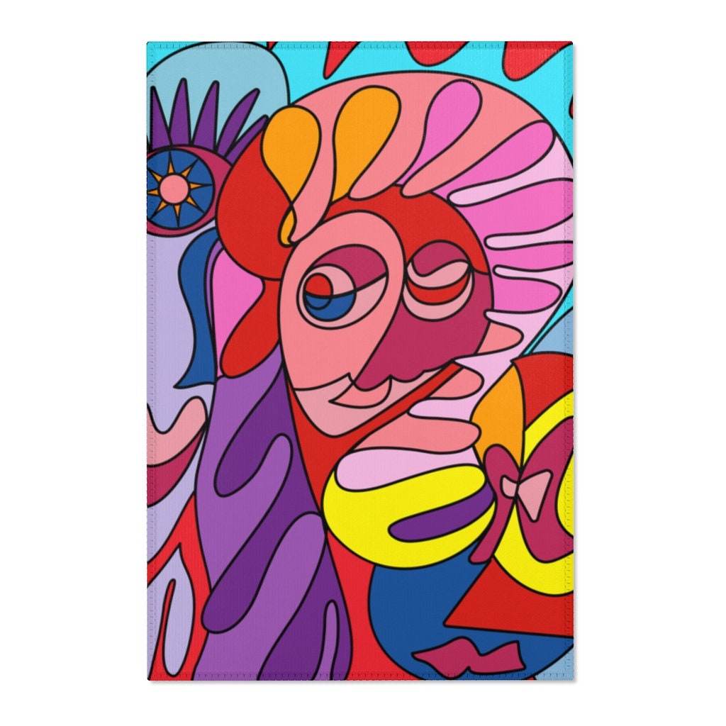 Bereich Teppich mehrfarbige teppich für Schlafzimmer | Etsy