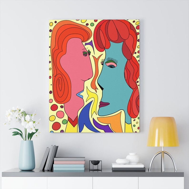 Unique wall décor Canvas Pop Art Canvas wall hanging décor Etsy