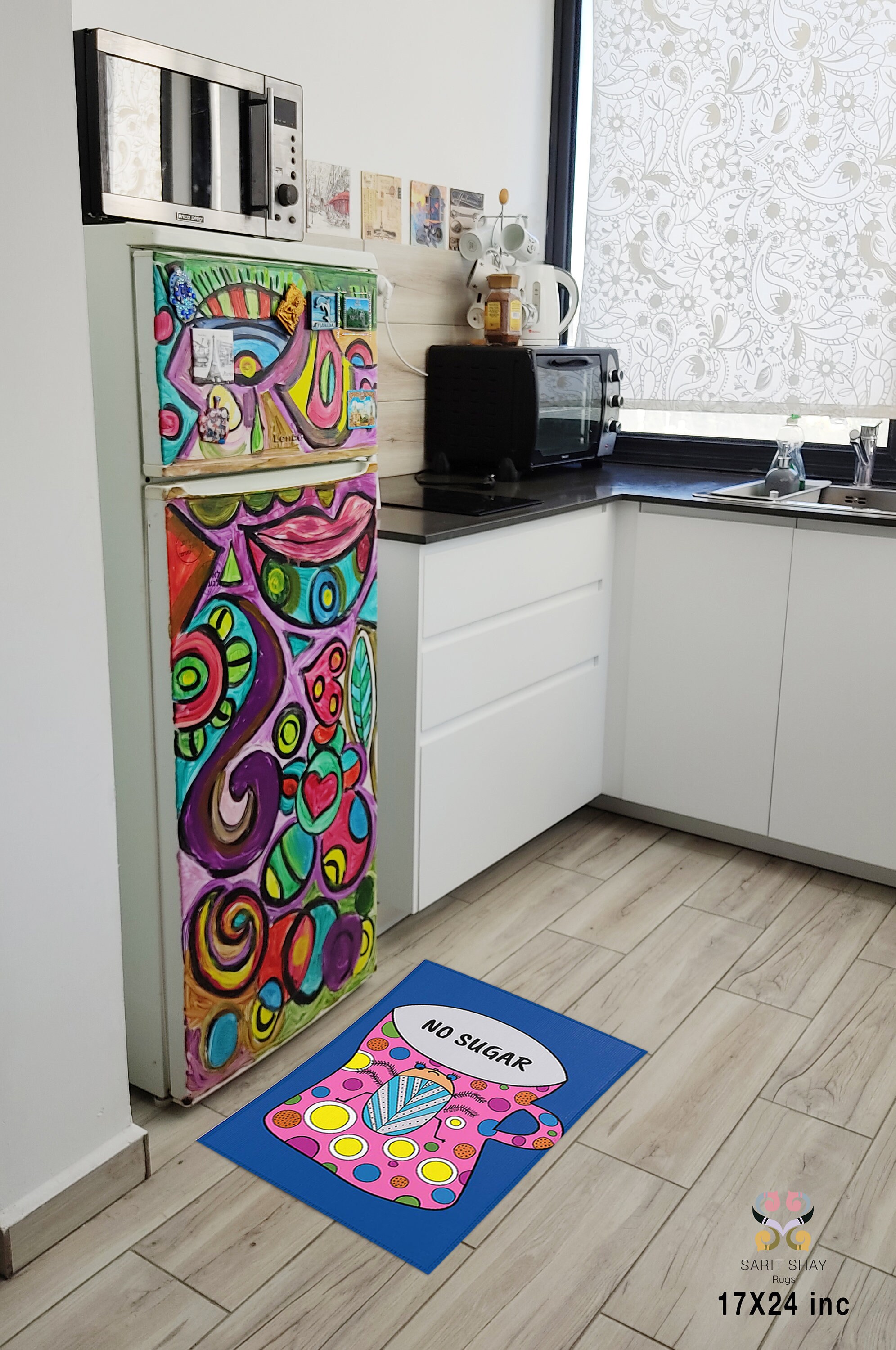 Rugs Carpet Area Rug Kitchen rug Funny rug no sugar rug Etsy