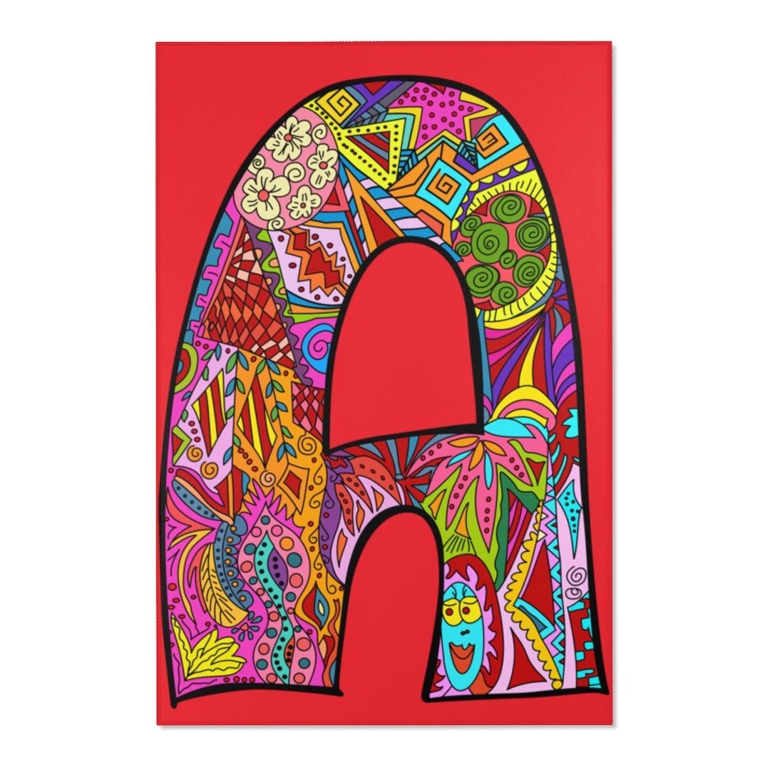 RED Rugs Unique Rug Art Rug Designer Rug Anna Rug Alex Etsy
