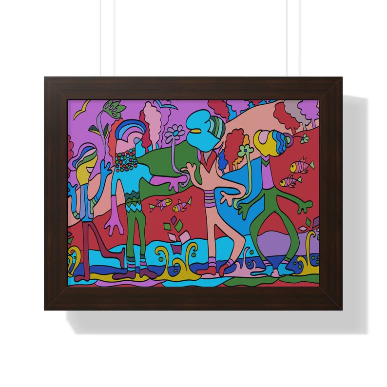 Poster Print, Framed Wall Art, Dance Lovers Gift, Fantasy World Decor