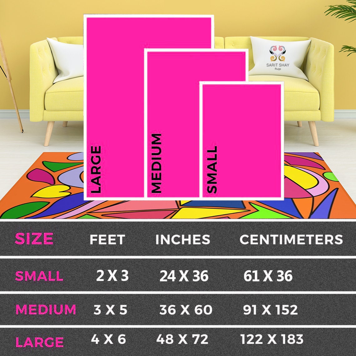 Funky Rugs Trendy Rugs Best Seller Rug Unique Rug Art Rug Etsy