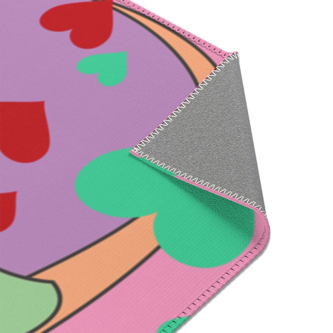 Trendy Rugs Funky Rug Hearts Rug Love Area Rugs Pastel Etsy