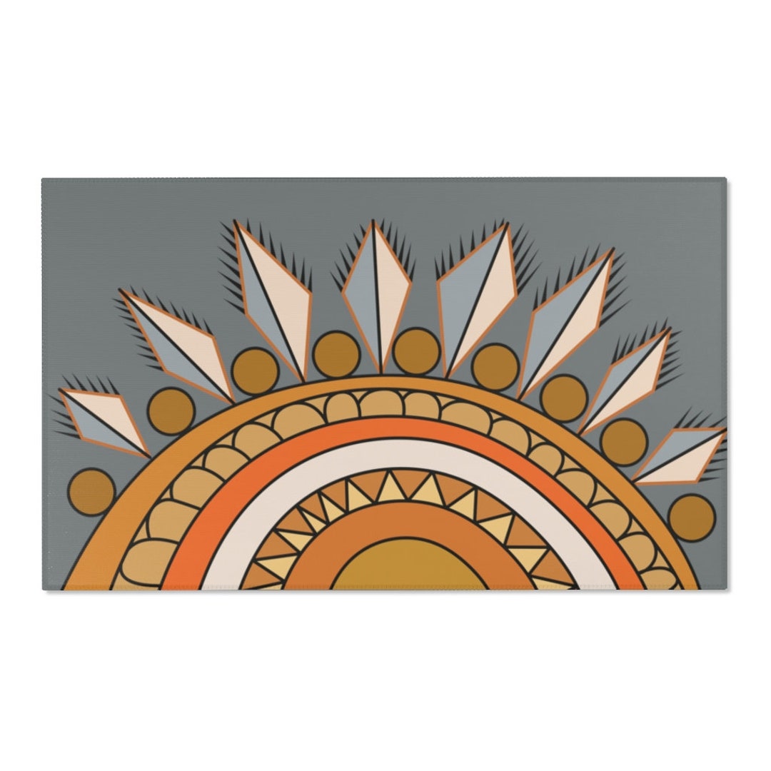 INDIAN Home Decor Gray Rug Saloon Decor Rug Modern Rug Etsy UK