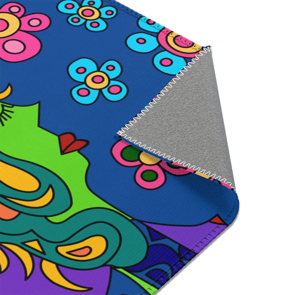 Unique Trendy Rugs Unique Rug Area Rug Bright Colors Rug Etsy Australia