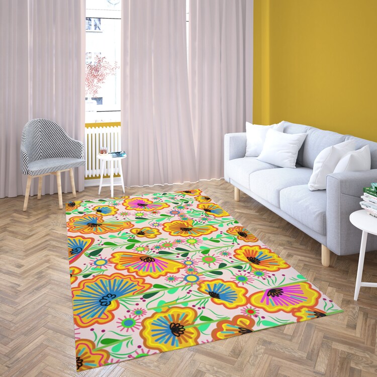 10 discount or more Floral Bedroom Rugs, flowers Area Rug