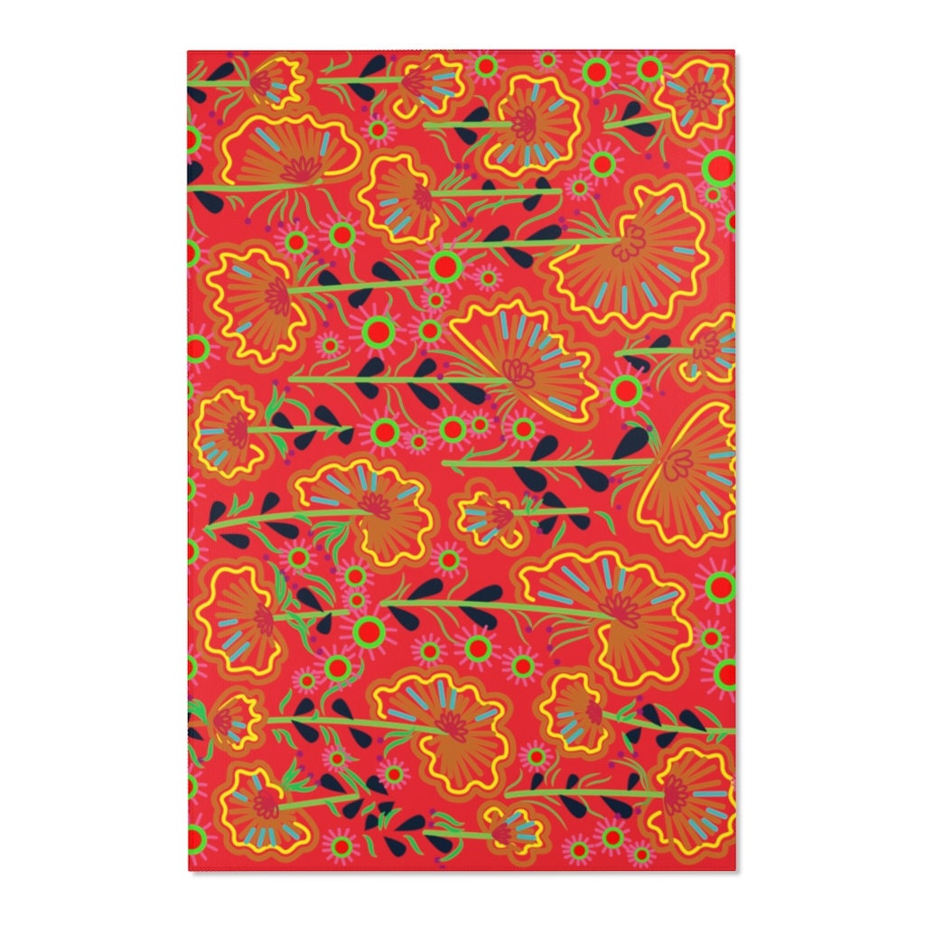 Teppiche für Schlafzimmer Trendy Rugs Unikat Teppich Kunst | Etsy