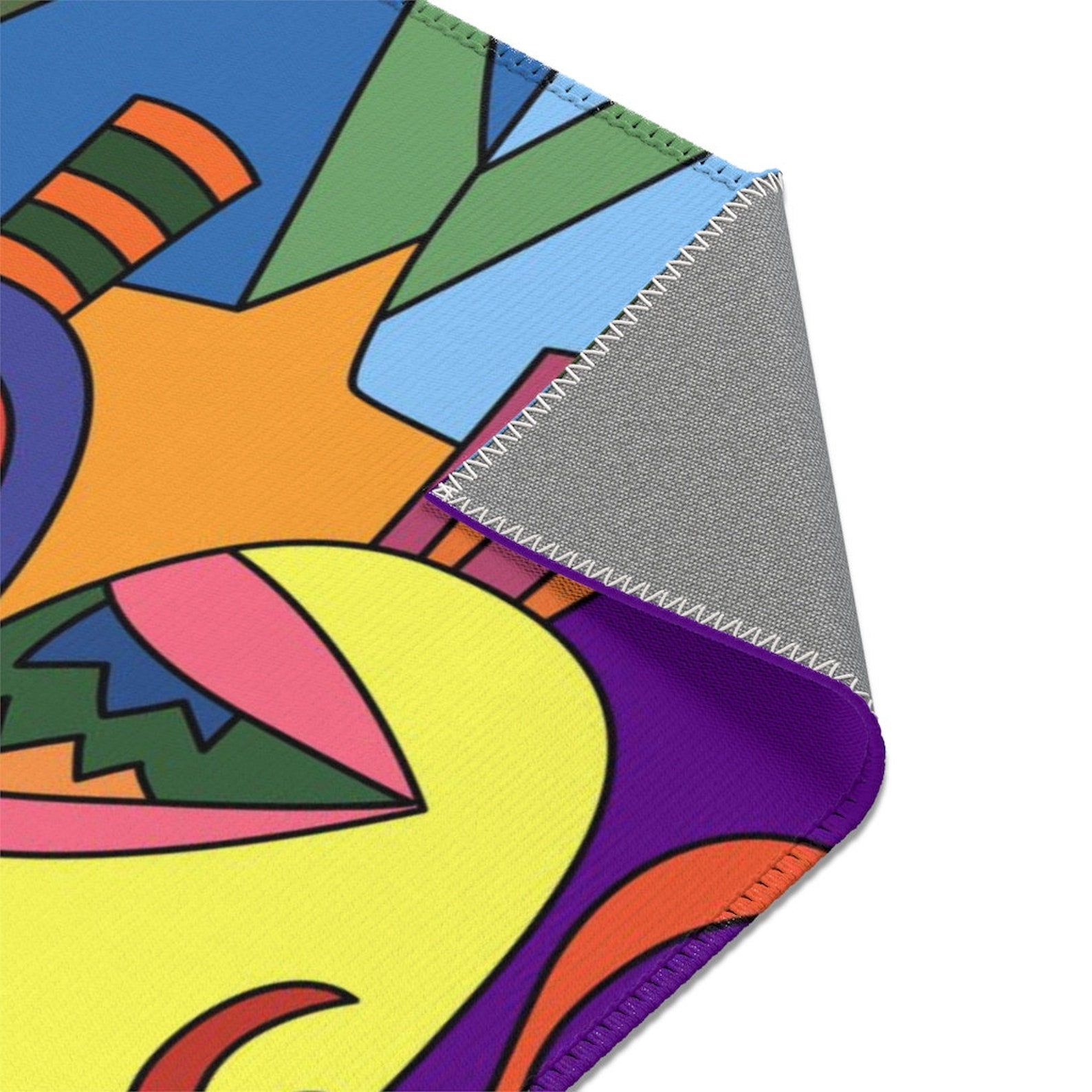 Colorful Modern Rugfunky Groovy Rug Popular Rug Modern Rug Etsy