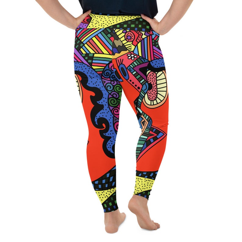 funky leggings Love Leggings Pilates leggings workout leggings yoga leggings Art Leggings,Plus Size Leggings