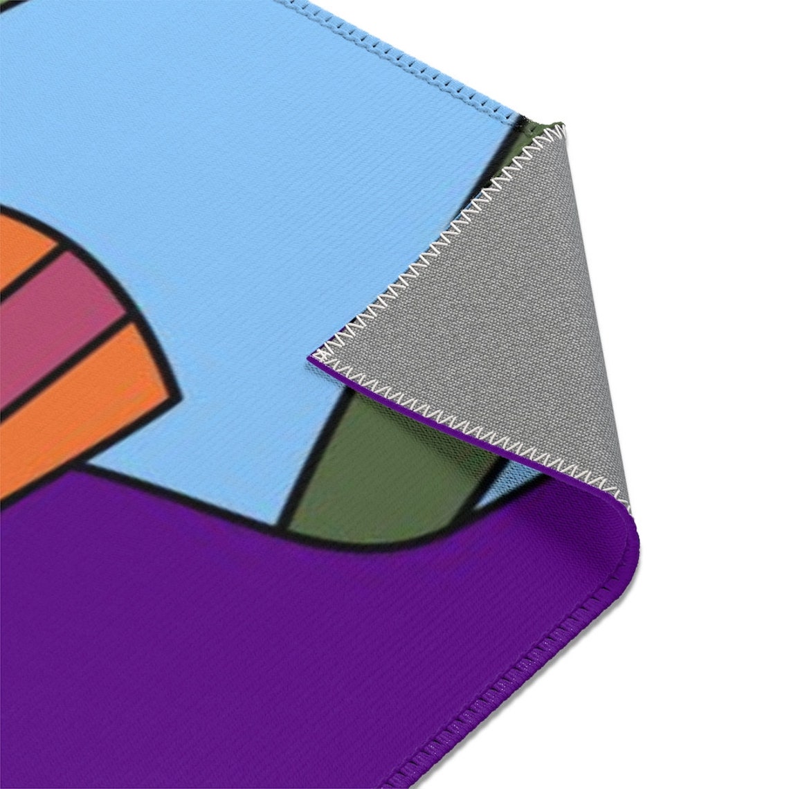 Colorful Modern Rugfunky Groovy Rug Popular Rug Modern Rug Etsy