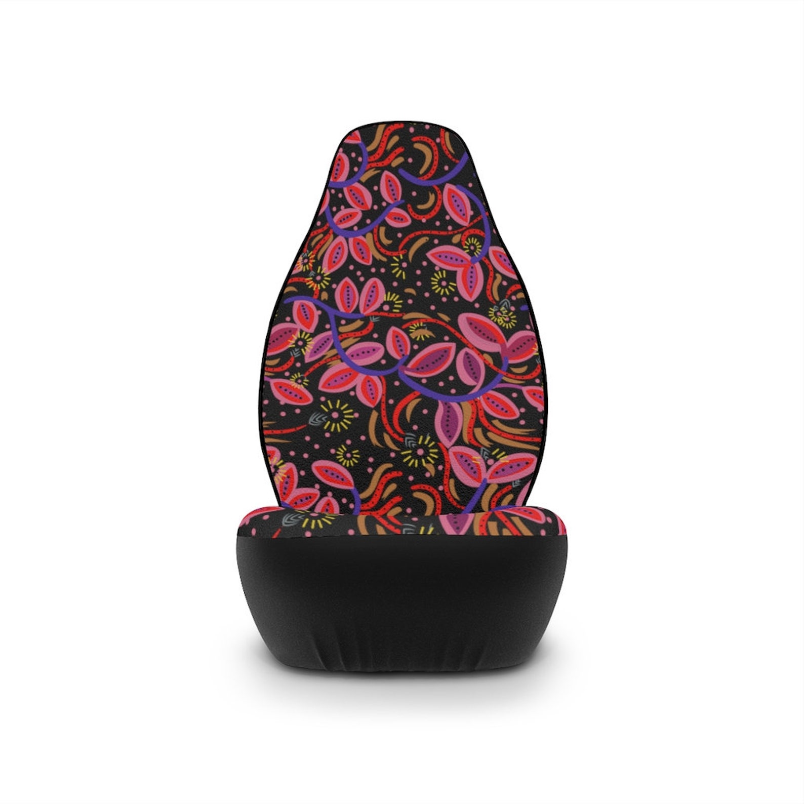 Floral Retro Vintage Car Seat Covers Art Deco Car Decor Car - Etsy